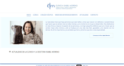 Desktop Screenshot of clinicaisabelmoreno.com